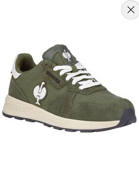 STRAUSS MENS CANBERRA SAFETY STEEL TOE WORK SHOE DISGUISE OLIVE GREEN NEW Sz9